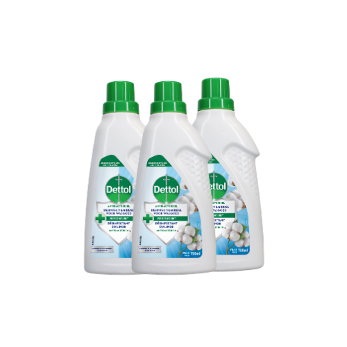 Dettol Antibacterieel Desinfectiemiddel voor Wasgoed – 3x 750 ml – 2,25 Liter – Wasmiddeltoevoeging