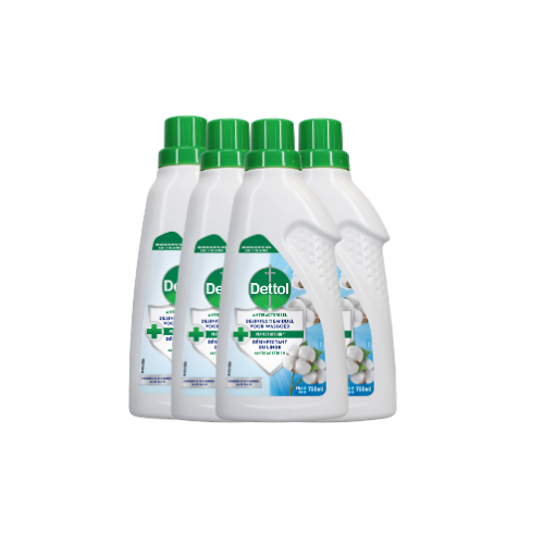 Dettol Antibacterieel Desinfectiemiddel voor Wasgoed – 4x 750 ml – 3 Liter – Wasmiddeltoevoeging
