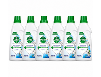 Dettol Antibacterieel Desinfectiemiddel voor Wasgoed – 6x 750 ml – 4,5 Liter – Wasmiddeltoevoeging