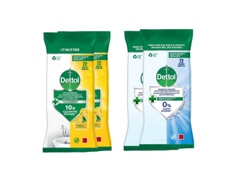 Dettol - 480 Schoonmaakdoekjes Power &amp; Fresh - Oceaan 3x80 stuks - Citrus 3x80 stuks - Voordeelverpakking