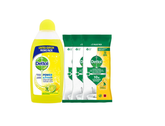 500ml Allesreiniger Power Fresh - Citrus 240 Schoonmaakdoekjes Power Fresh - Citrus