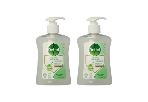 Dettol Handzeep - Verzachtend – Aloe Vera - 250ml x2