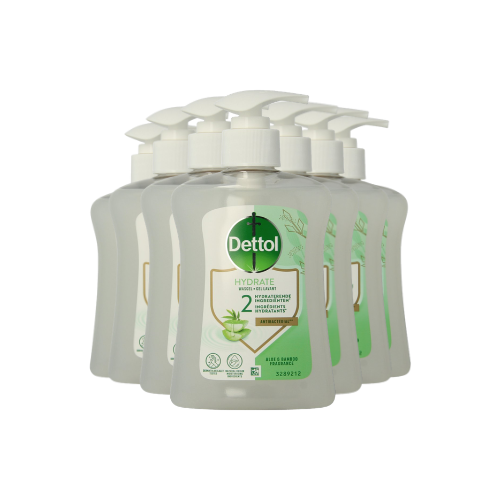 Dettol Hydrating Aloe Vera 250ML - 8 Stuks - Voordeelverpakking
