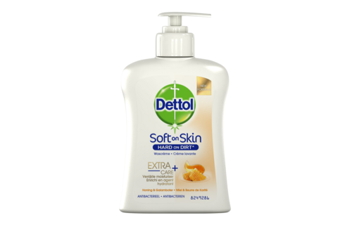 Dettol Handzeep - Extra Care Droge en Normale Huid Honing & Galamboter 250ml x6