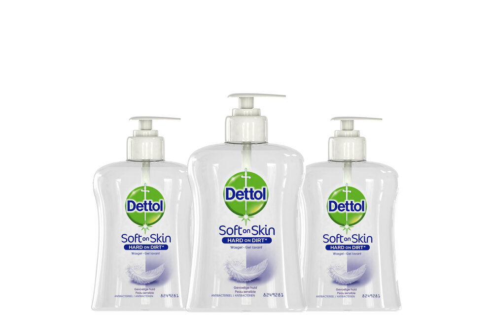 Dettol Handzeep - Gevoelige Huid - 250ml x3