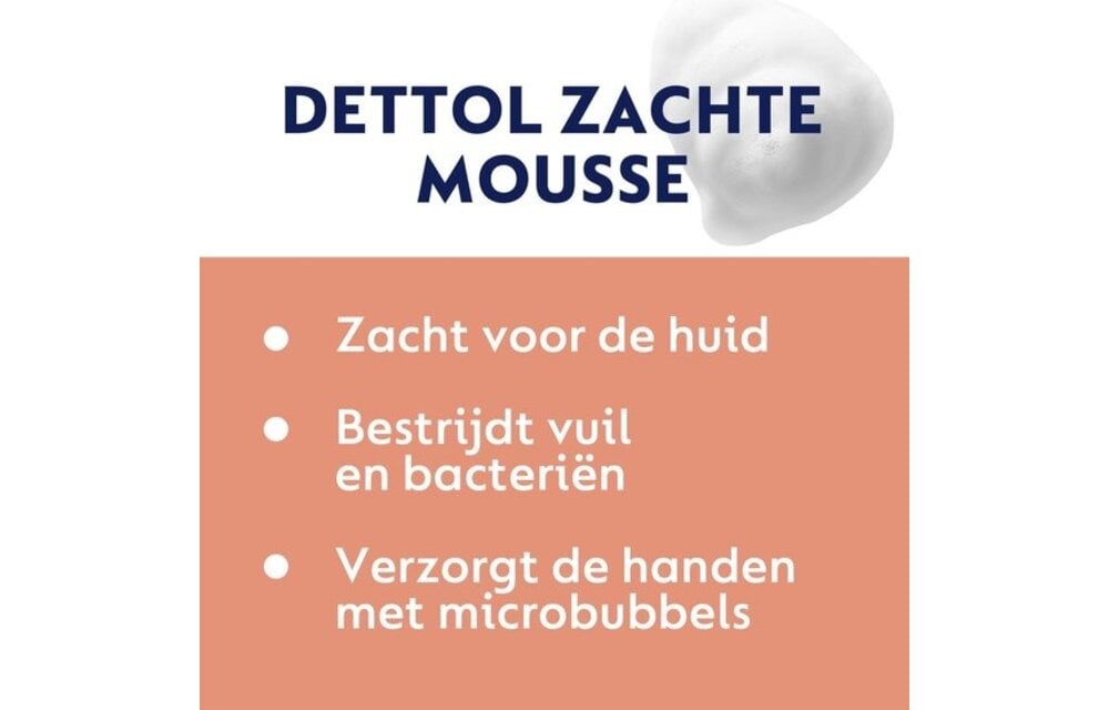 Dettol Mousse Rose & Cherryblossom 250ML - 4 Stuks - Voordeelverpakking