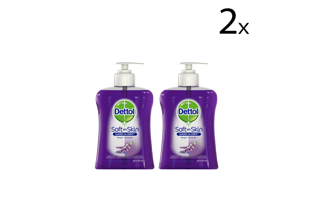 Dettol Handzeep - Verzachtend - Lavendel - 250ml x2