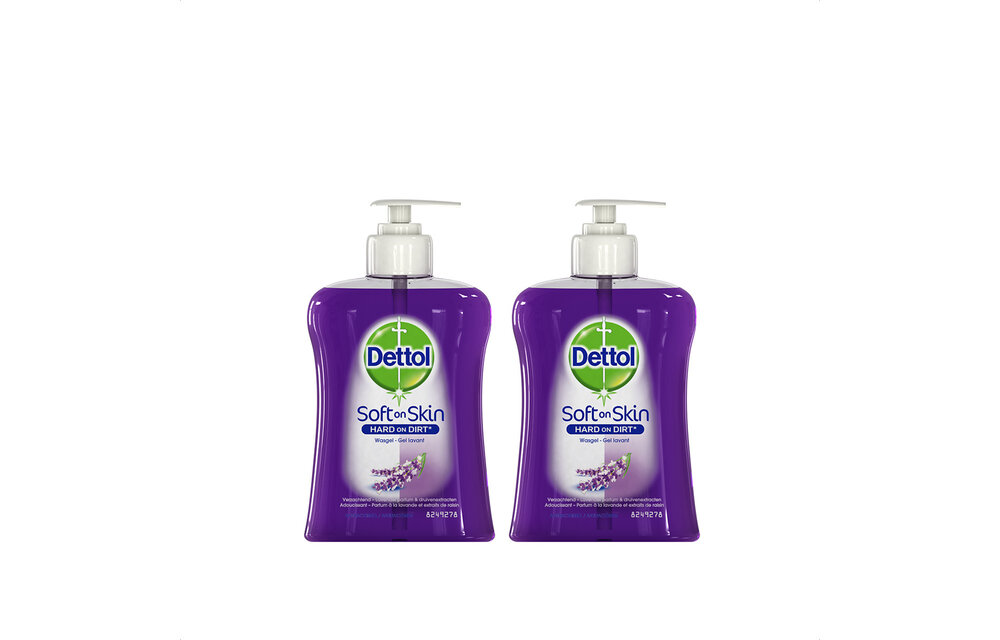 Dettol Handzeep - Verzachtend - Lavendel - 250ml x2