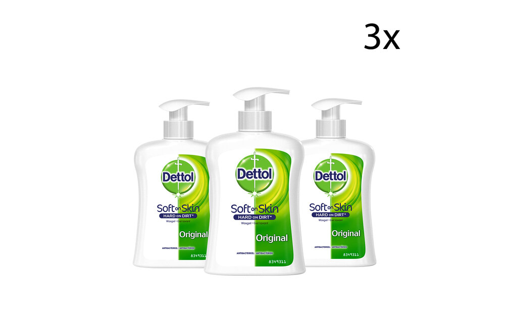 Dettol Handzeep - Original - 250ml x3