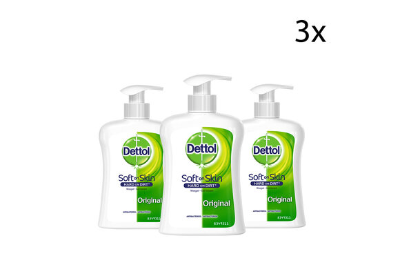 Dettol Handzeep - Original - 250ml x3