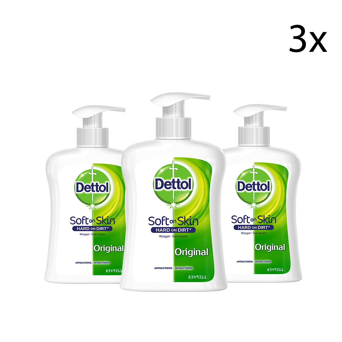 Dettol Handzeep - Original - 250ml x3