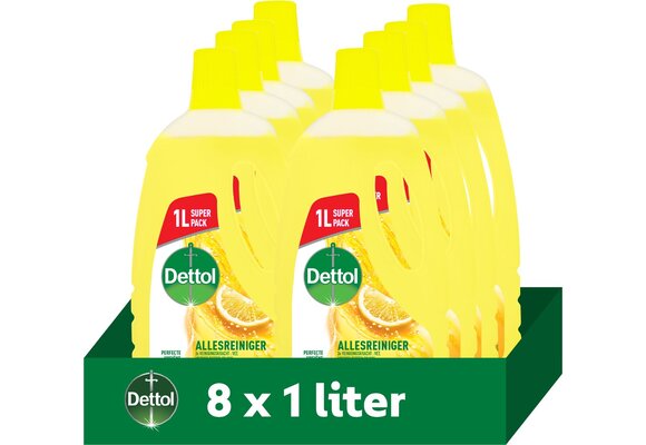 Dettol Allesreiniger Power &amp; Fresh - Citrus - 1L x8