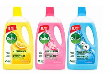 Allesreiniger Power  Fresh - Katoenfris 1x1L - Citrus 1x1L - Kersenbloesem 1x1L - Voordeelverpakking 3 L