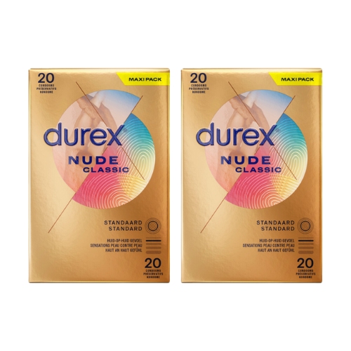 Durex Condooms Nude 20st - 2 Stuks - Voordeelverpakking
