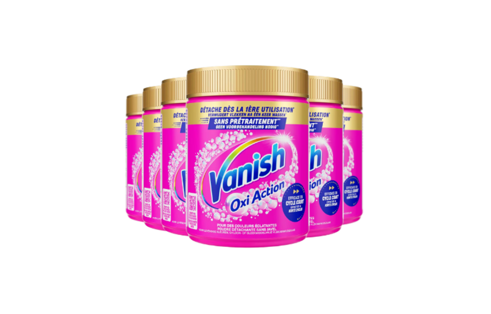 Vanish Oxi Action Vlekverwijderaar Poeder Color – 6x 960 g – 5,76 kg – Voordeelverpakking