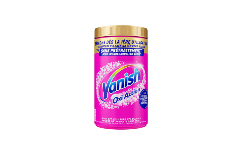 Vanish Oxi Action Vlekverwijderaar Poeder Color – 1,45 kg – Voor Gekleurde Was