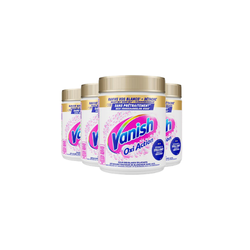 Vanish Oxi Action Vlekverwijderaar Poeder White – 4x 480 g – 1,92 kg – Voordeelverpakking