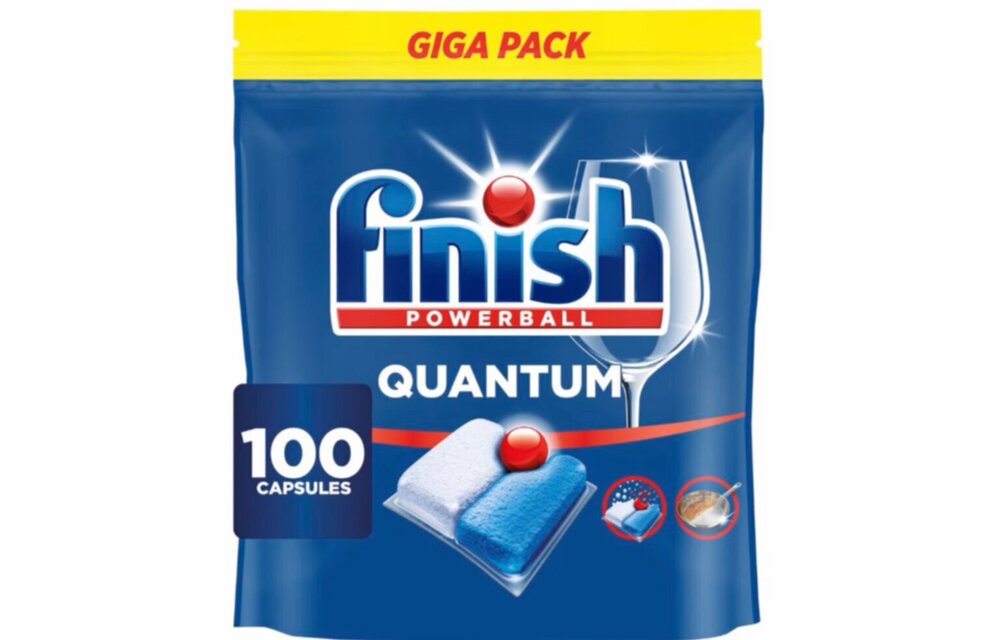 Finish Vaatwastabletten Powerball Quantum - 100 stuks
