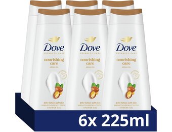 Dove Nourishing Care & Oil Douche 225ml x6