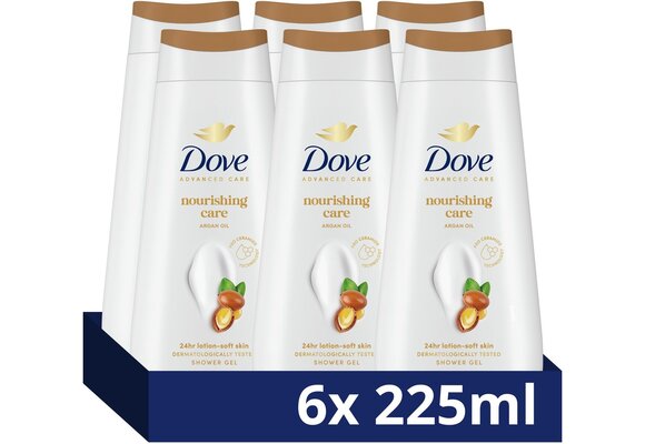 Dove Nourishing Care & Oil Douche 225ml x6
