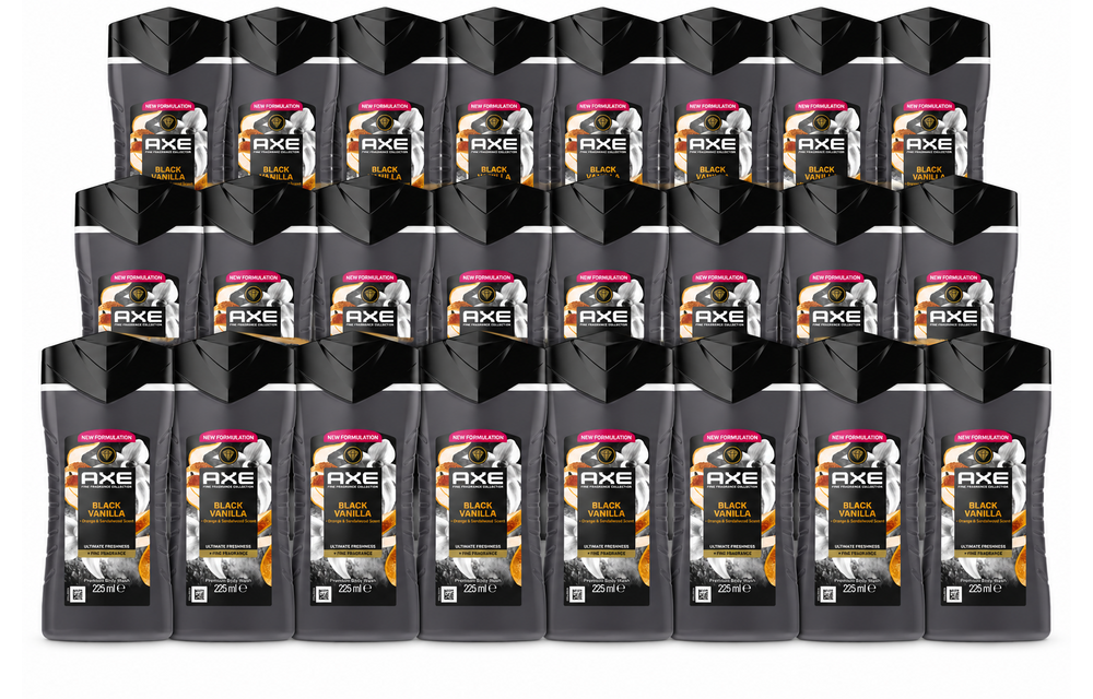 Axe Showergel Black Vanilla 225ml x24
