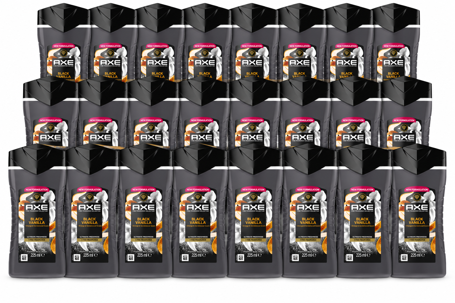 Axe Showergel Black Vanilla 225ml x24