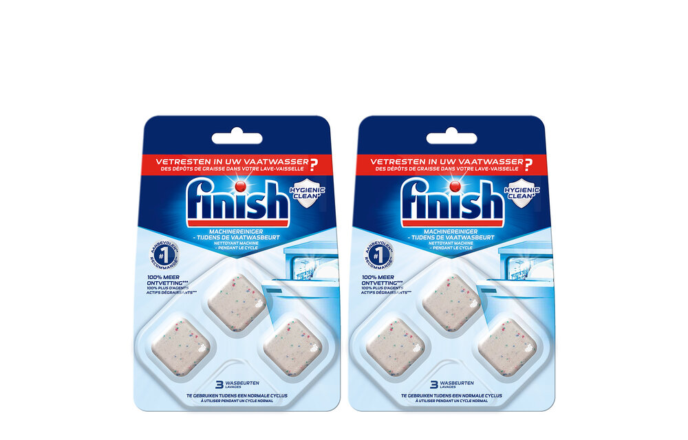 Finish Machinereiniger Tijdens de Wasbeurt - 3 Stuks x2