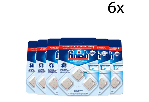 Finish Machinereiniger Tijdens de Wasbeurt - 3 Stuks x6