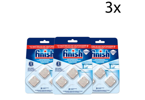 Finish Machinereiniger Tijdens de Wasbeurt - 3 Stuks x3