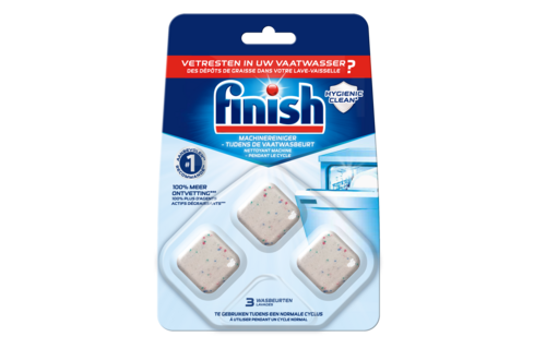 Finish In Wash Cleaner 3 tabs - 3 Stuks - Voordeelverpakking
