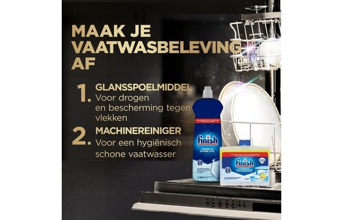 Finish Ultimate Infinity Shine Citroen Vaatwastabletten - 80 Capsules - kwartaalbox x3