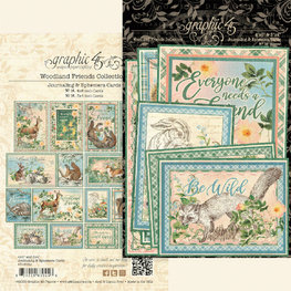 Graphic 45 Woodland Friends Ephemera & Journaling Cards
