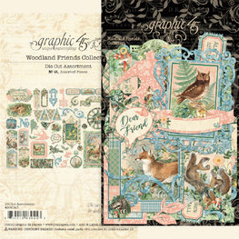 Graphic 45 Woodland Friends Die-cut Assortment