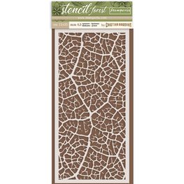 Stamperia Leaf stencil 12x25cm | KSTDL33