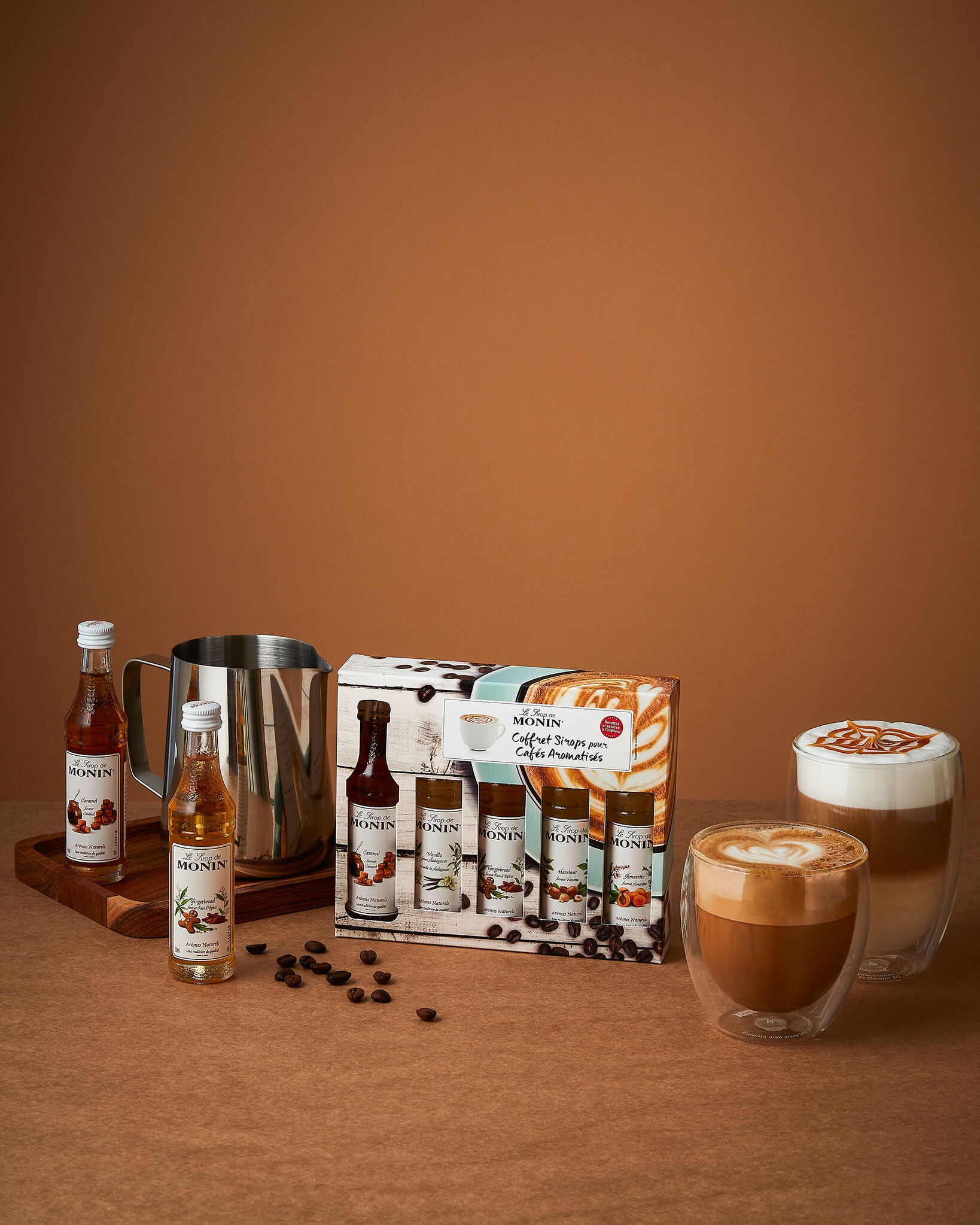 Monin 5 Syrup Coffee Collection 50 ml c/u