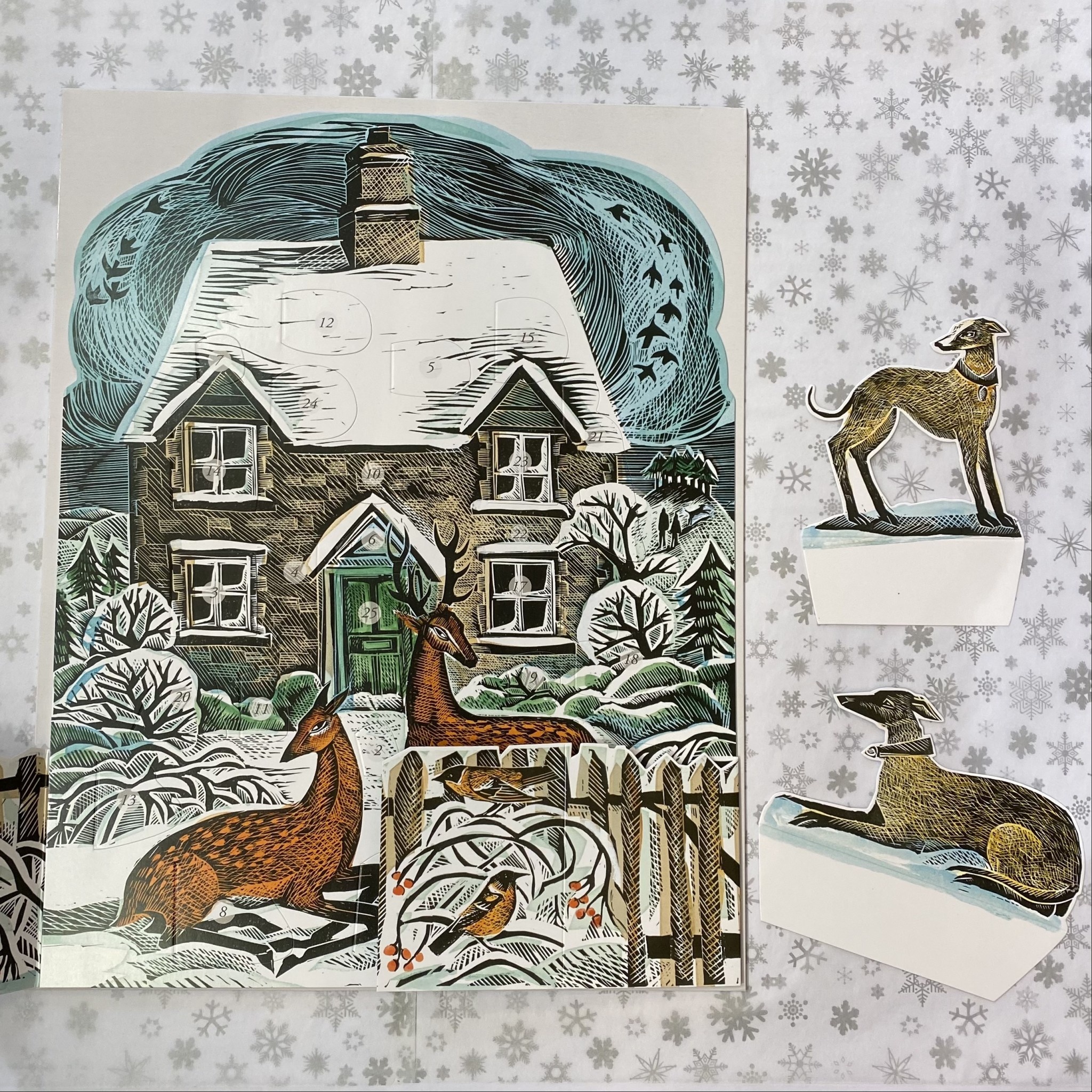 Art Angels Winter Cottage Advent Calendar