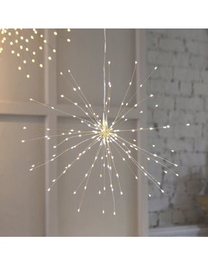 Lightstyle Hanging Starburst Silver 200 LED