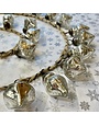 Nkuku Vintage Style Bauble Garland Silver