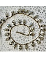Nkuku Vintage Style Bauble Garland Silver