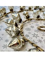 Nkuku Vintage Style Bauble Garland Silver