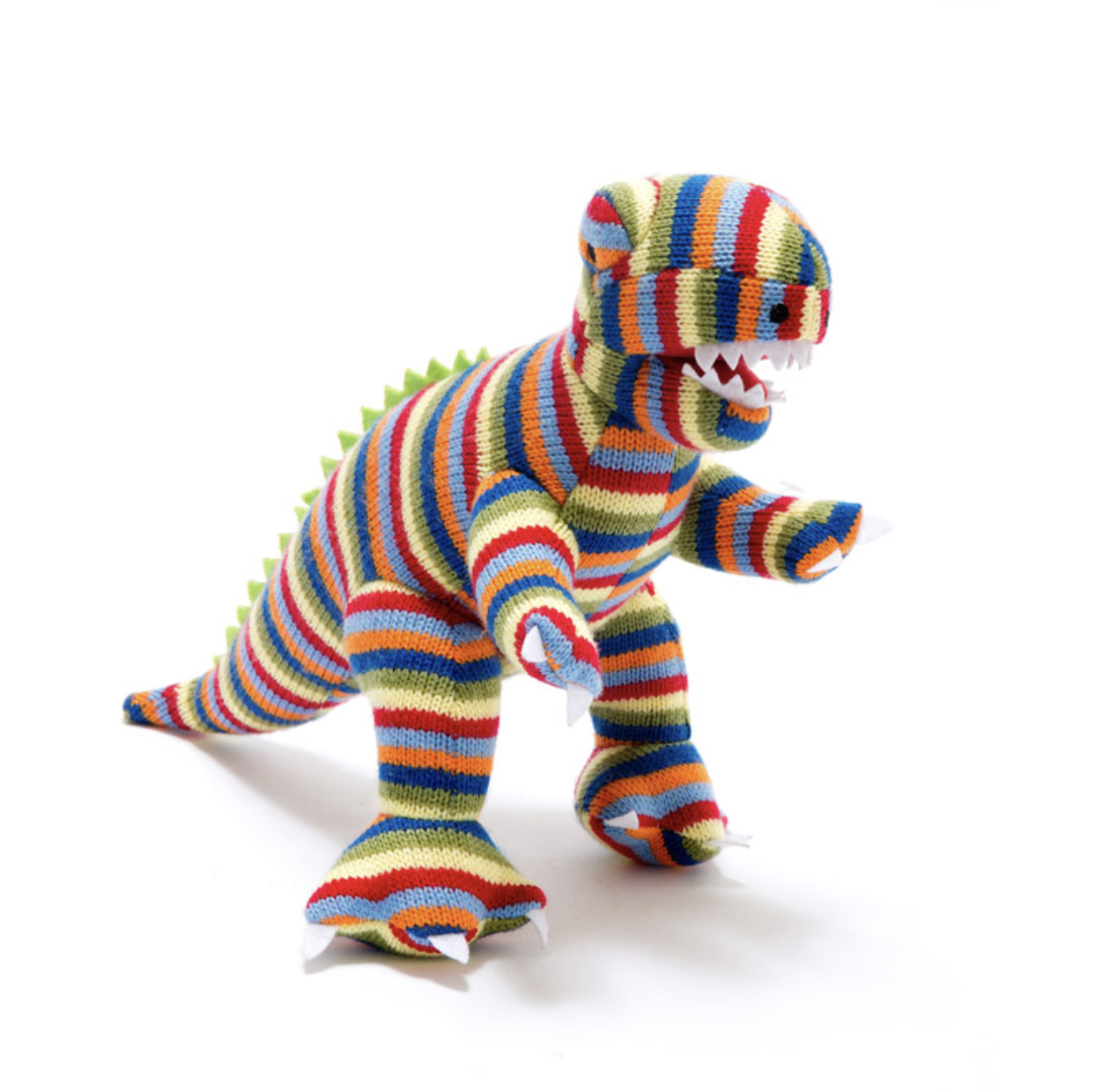 Best Years Knitted T-Rex Mini Rattles