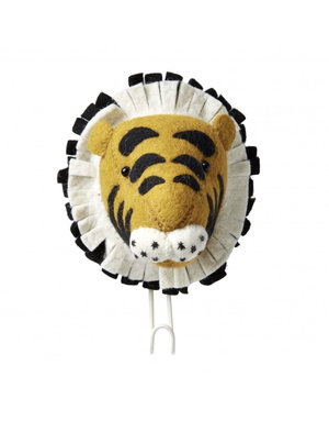 Fiona Walker Wall Hook Felt Tiger