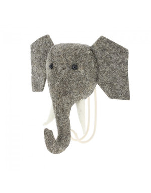 Fiona Walker Wall Hook Felt Elephant