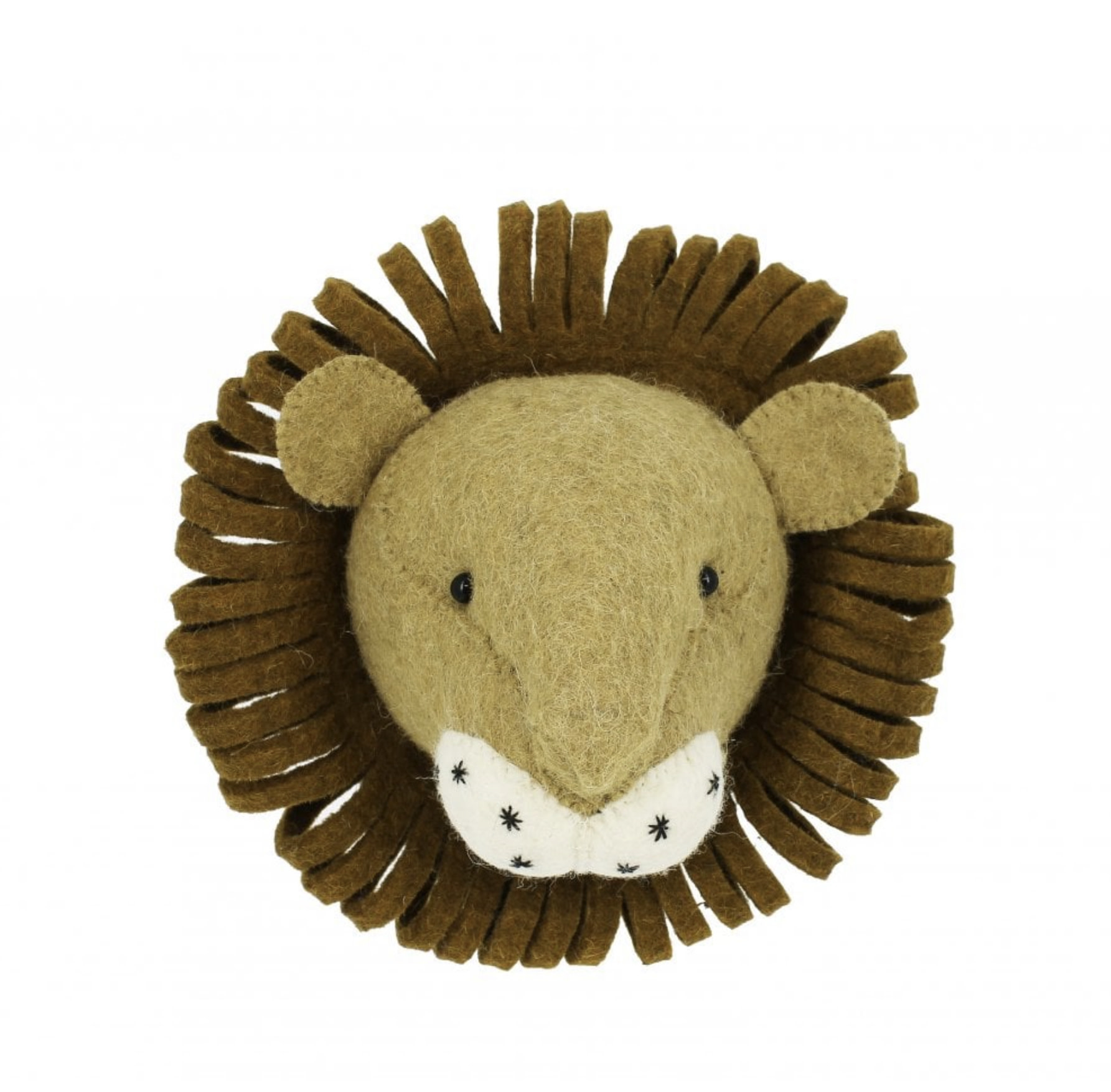 Fiona Walker Lion Felt Head