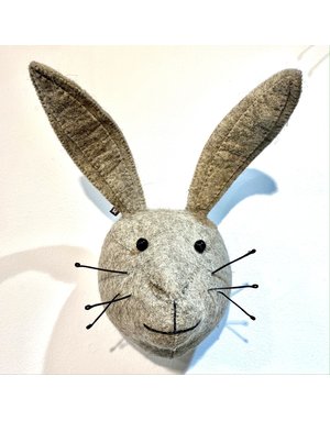 Fiona Walker Grey Hare Felt Head