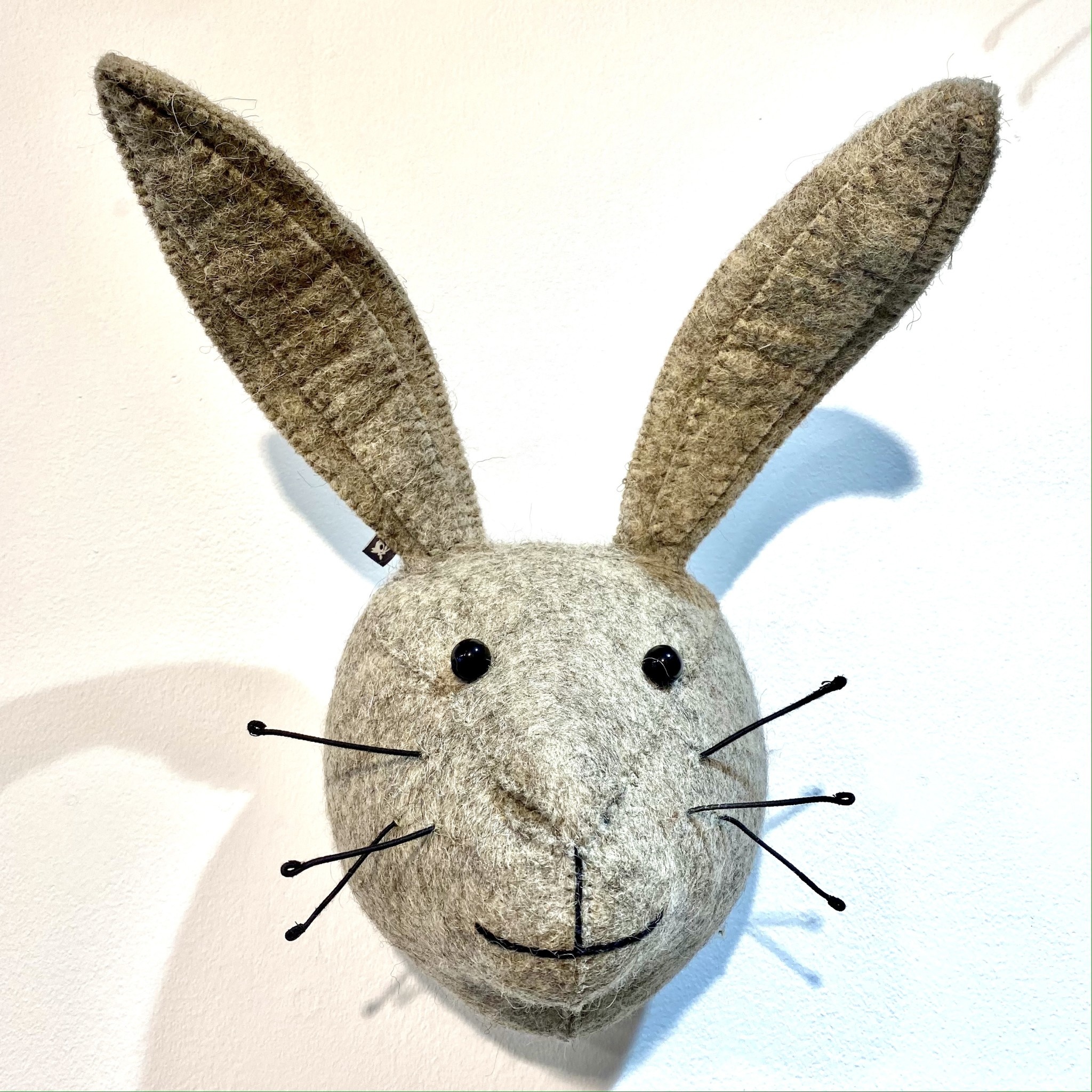 Fiona Walker Grey Hare Felt Head