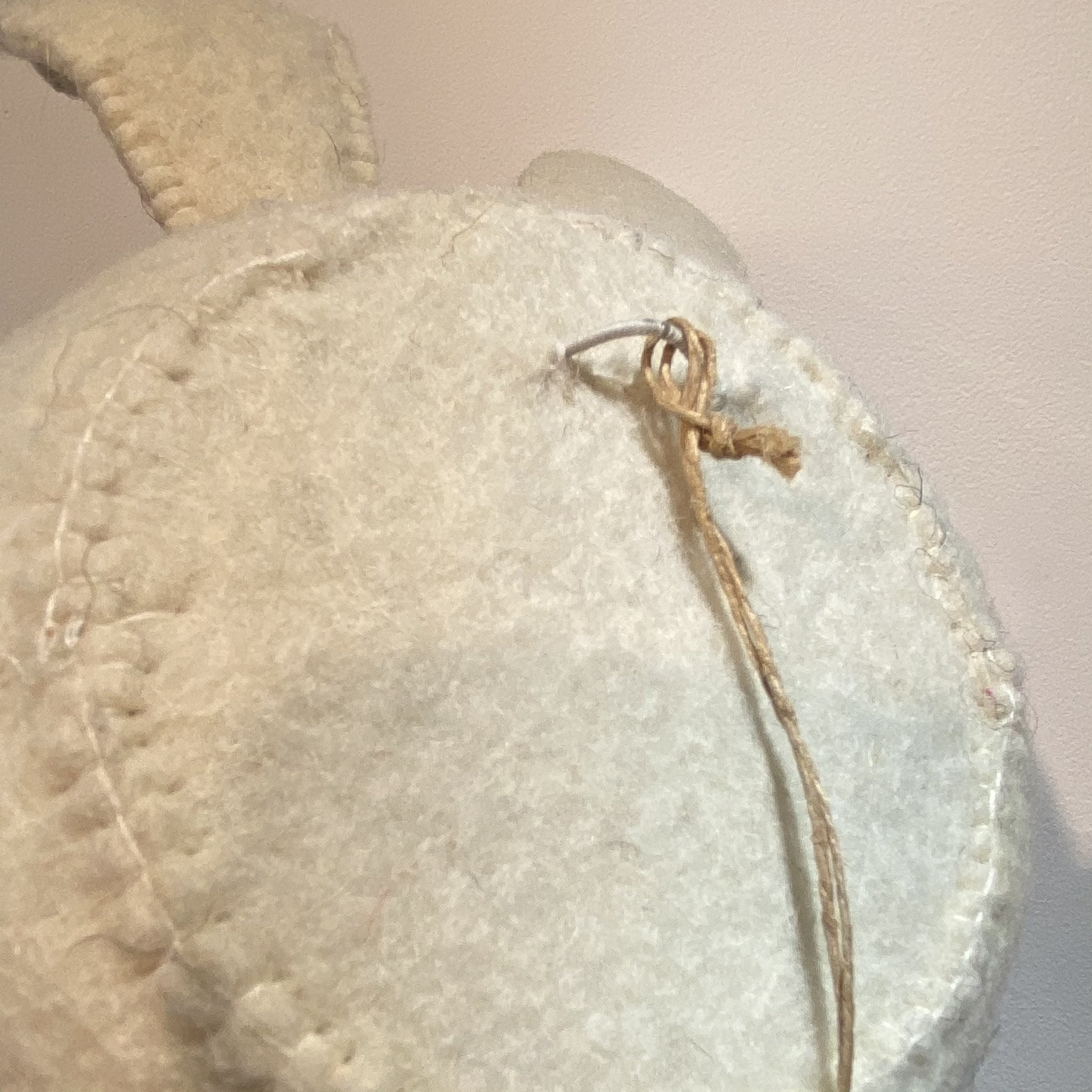 Fiona Walker White Hare Felt Head