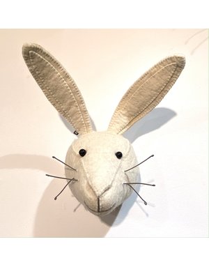 Fiona Walker White Hare Felt Head