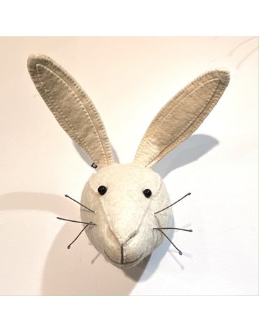 Fiona Walker White Hare Felt Head