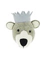 Fiona Walker Bear With Crown Felt Head